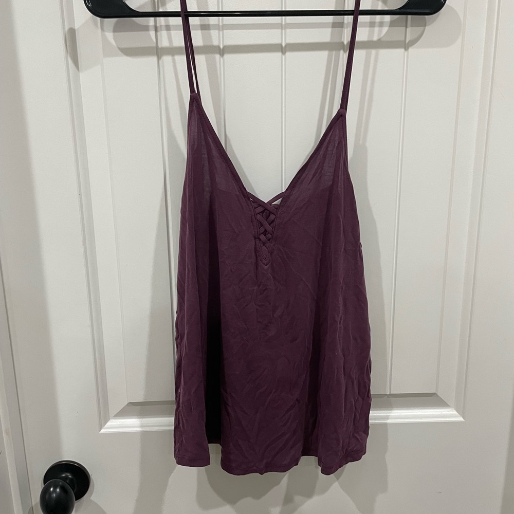 American Eagle women’s size small tank purple suede